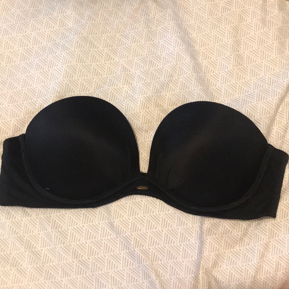 Victoria’s Secret Black Strapless Bra